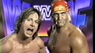 Roddy Piper and Hulk Hogan Promo on Flair and Undertaker (02-15-1992)