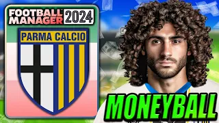 Rebuilding PARMA Into UCL Winners using MONEYBALL in this FM24 Rebuild!