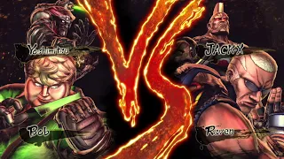 BOB & YOSHIMITSU vs RAVEN & JACK-X - Street Fighter X Tekken