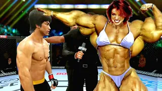 PS5 | Bruce Lee vs. Crazy Muscle Lady (EA Sports UFC 4)