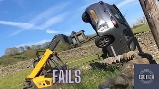 Angry Farmer Flips Car Off His Land Fails