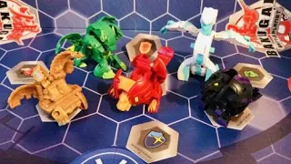 BAKUGAN BATTLE PLANET Ventus Howlkor And Haos Serpenteze 5 Pack Review!!!