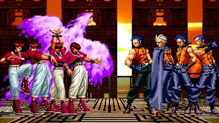 [KOF Mugen] Chris Team vs K9999 Team