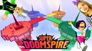DAD, we need to Destroy these TOWERS! Reanimate SUPER DOOM SPACE BRICK BATTLES! THREE WINS IN A ROW