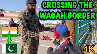 Logan crosses into Pakistan from India at the Wagah border crossing - Amritsar to Lahore