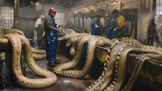 ফ্যাক্টরিতে হচ্ছে কি এসব 😱 অবাক হবেন আপনিও Snake factory china