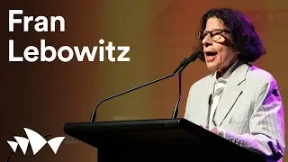 Who's afraid of Fran Lebowitz? | all about women 2018