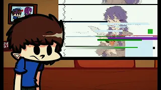 реакция  на doki doki just monika (mini animatic)