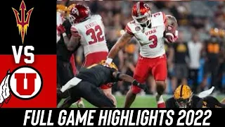 Arizona State at #13 Utah || 2022 College Football Week 4 Highlights