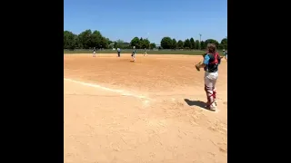 Sac Walkoff. Nolan Battista. Tyler Lieu scores. Keystone State Bombers vs Hitmen Baseball 14u. PG