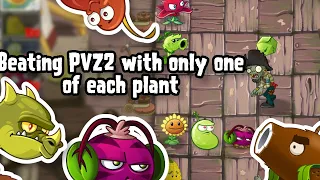 (Stream) Beating PVZ2 using only one of each plant (2)