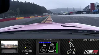 GT3 SPA Francorchamps Onboard Mercedes GT3 HTP 2:17:98 GT OPEN 2018 Driver: Martin Konrad