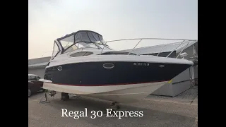 Grand Bay Marine Walk Through of our 2017 Regal 30 Express