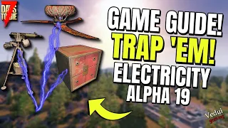 Electricity TRAPS | Guide to Skills - Crafting - Usage | 7 Days To Die @Vedui42