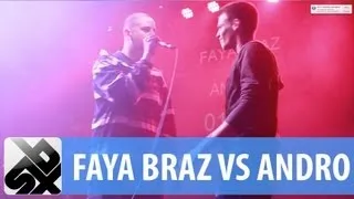FAYA BRAZ vs ANDRO  |  French Beatbox Championship '13   |   1/8 Final