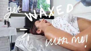 LETS GET WAXED // first EVER time wax experience!