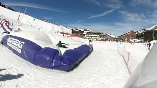 Simon Marvell Meribel Mottaret big air bag