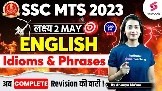 SSC MTS English Expected Paper 2023 | Idioms & Phrases | SSC MTS English Practice Set | Ananya Ma'am