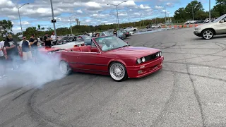 NYC BMW E30 MEET GOES CRAZY (Tire Shredding)