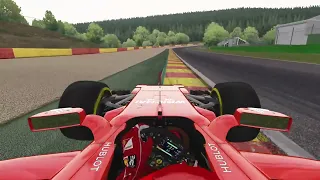 F1 Spa Assetto Corsa onboard