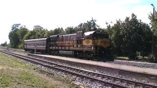 Тепловоз Ц36-7и-1538 с путеизмерительям на ст. Тапа / C36-7i-1538 with track measurement car at Tapa