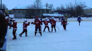 Хоккей с шайбой ХК "Факел" - ХК "Старт"  27 декабря 2015 в г. Зуевка