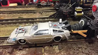 DeLorean at The Great Train Show