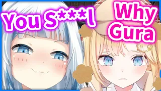 Amelia gets 𝘽𝙐𝙇𝙇𝙄𝙀𝘿 by Gura in Chat【Watson Amelia / HololiveEN】