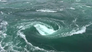 Whirlpools - Whirlpools cruise ship of exciting Naruto Strait in Kanrin Maru