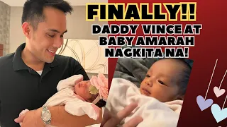 Ang Unang Pagkikita nina Daddy Vince at Baby Joie Amarah/Team Tarah update