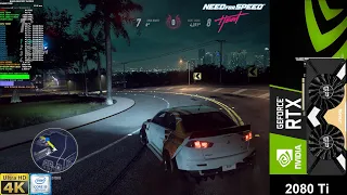 Need For Speed Heat Maximum Settings 4K | RTX 2080 Ti | i9 9900K 5.1GHz