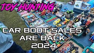 FIRST CAR BOOT SALE OF 2024! TOY HUNTING RETRO TOYS.