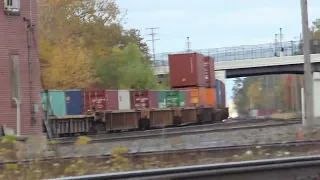 Stopped train, CN 100th Anniversary , Railfanning at Berea 10/22/23