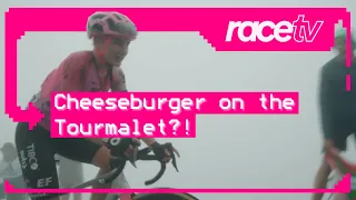 WE EAT CHEESEBURGERS ON THE TOURMALET?! | Tour de France: Stage 7 | RaceTV | EF Education-TIBCO-SVB