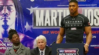 Charles Martin and Anthony Joshua FINAL PRESS CONFERENCE