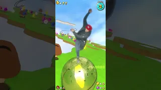 Guy doing the Ball Roling in Mario Galaxy meme