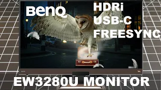 BenQ EW3280U 32-Inch 4K UHD Hdri Best Entertainment Monitor IPS, USB-C, HDMI