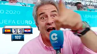 ¡¡¡QUÉ LOCURA!!! Así narró Manolo Lama el España 5-3 Croacia en el Tiempo de Juego de COPE