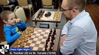 G. Yunker (0) vs M. Turulo (1210). Chess Fight Night. CFN. Rapid