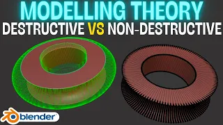 Modelling Theory - Destructive vs Non-Destructive in Blender