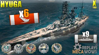 Hyuga 6 Kills & 213k Damage | World of Warships Gameplay 4k