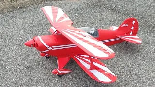 FMS Pitts V2 1400mm back at the club field. It's chilly and windy. Thanks for watching.