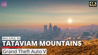 Walking in GTA V - Sunset Walk on Tataviam Mountains