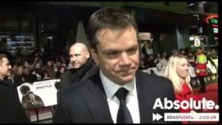 Invictus Matt Damon interview