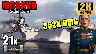 Cruiser Moskva - Stalinium AP shells with Admiral Kuznetsov