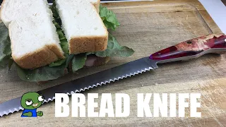 Making a bread knife from a saw blade