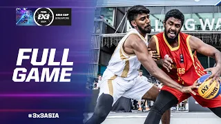 India 🇮🇳 vs Maldives 🇲🇻 | Men Full Game | FIBA 3x3 Asia Cup 2024