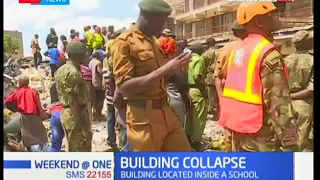 The death toll rises to three after a building collapses at Huruma Estate