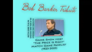 Bob Barker Tribute - Match Game 78 & PM Episodes