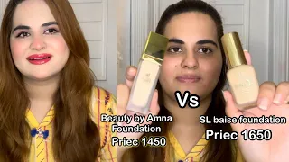 SL basics  foundation vs Beauty by Amna foundation review | honest review